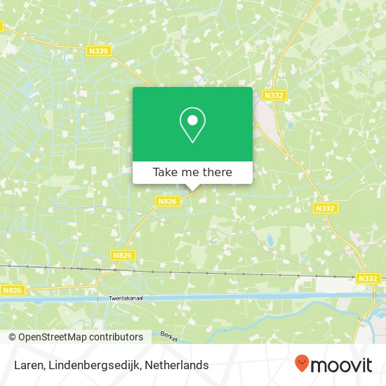 Laren, Lindenbergsedijk map