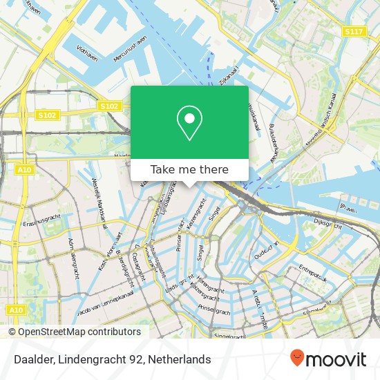 Daalder, Lindengracht 92 map