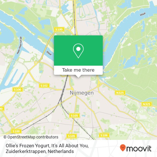 Ollie's Frozen Yogurt, It's All About You, Zuiderkerktrappen map