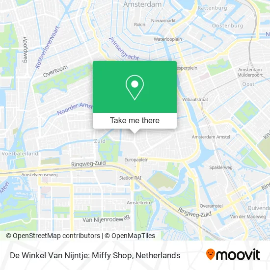 De Winkel Van Nijntje: Miffy Shop map