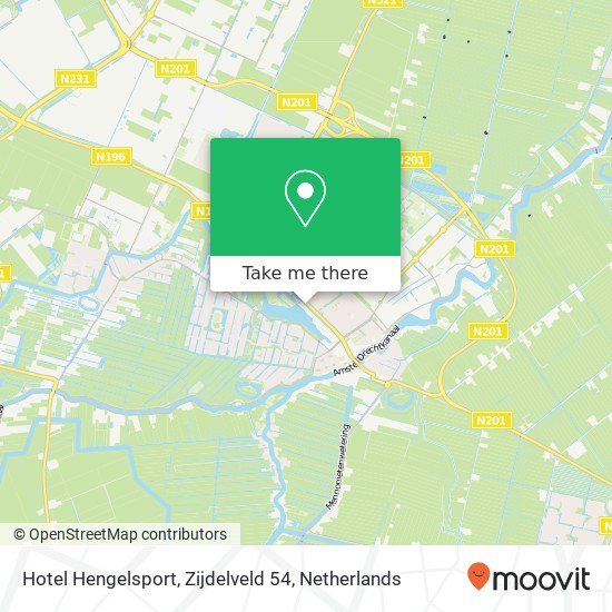 Hotel Hengelsport, Zijdelveld 54 map