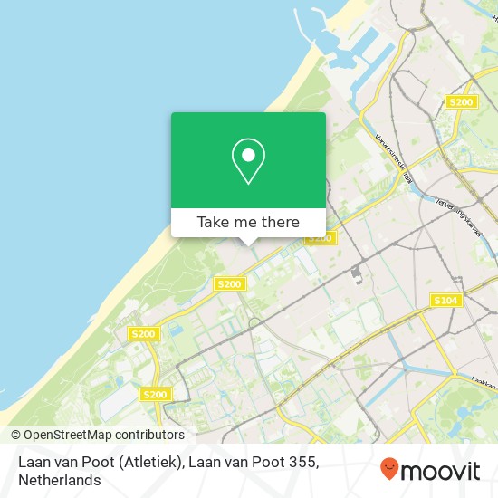 Laan van Poot (Atletiek), Laan van Poot 355 map