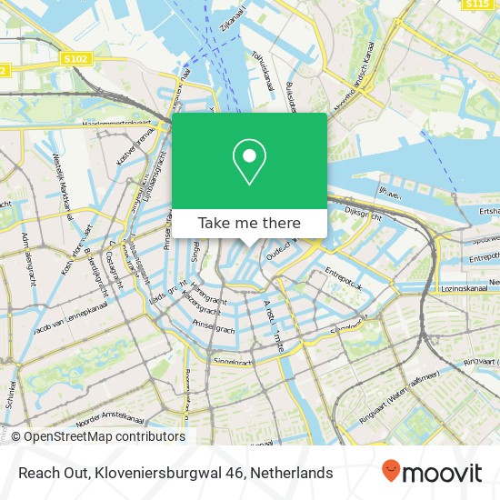 Reach Out, Kloveniersburgwal 46 map