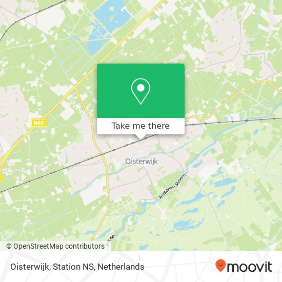 Oisterwijk, Station NS map