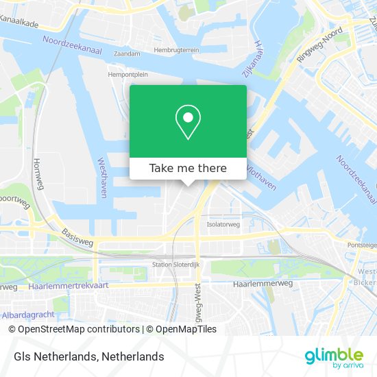 Gls Netherlands map