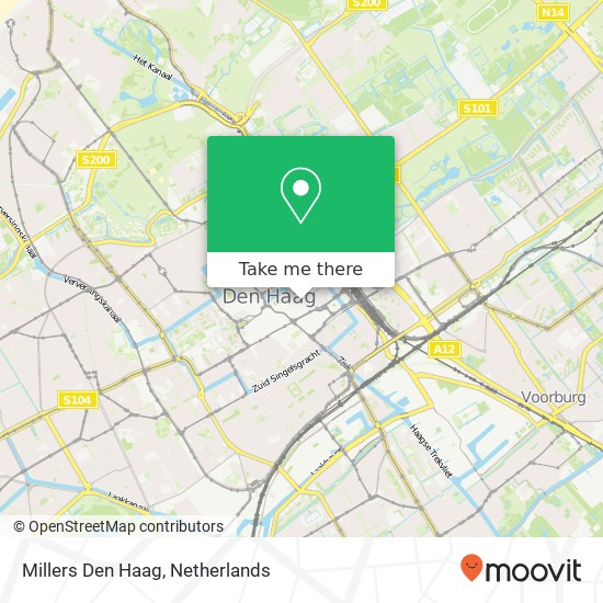 Millers Den Haag map