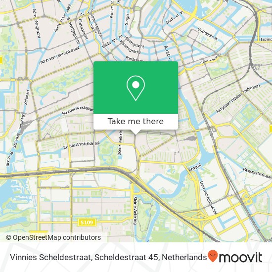 Vinnies Scheldestraat, Scheldestraat 45 map