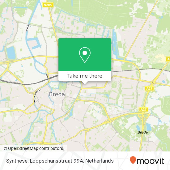 Synthese, Loopschansstraat 99A Karte