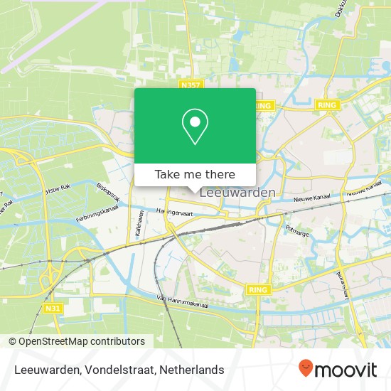 Leeuwarden, Vondelstraat map