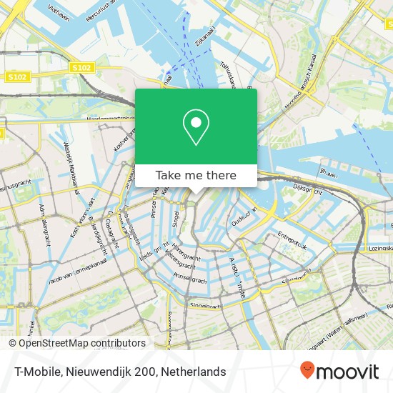 T-Mobile, Nieuwendijk 200 map