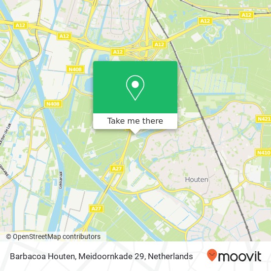 Barbacoa Houten, Meidoornkade 29 map