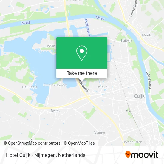 Hotel Cuijk - Nijmegen map