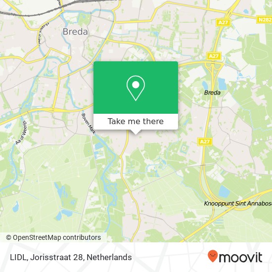 LIDL, Jorisstraat 28 map