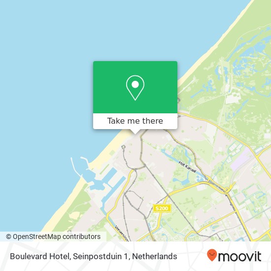 Boulevard Hotel, Seinpostduin 1 map