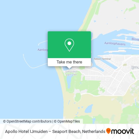Apollo Hotel IJmuiden – Seaport Beach map