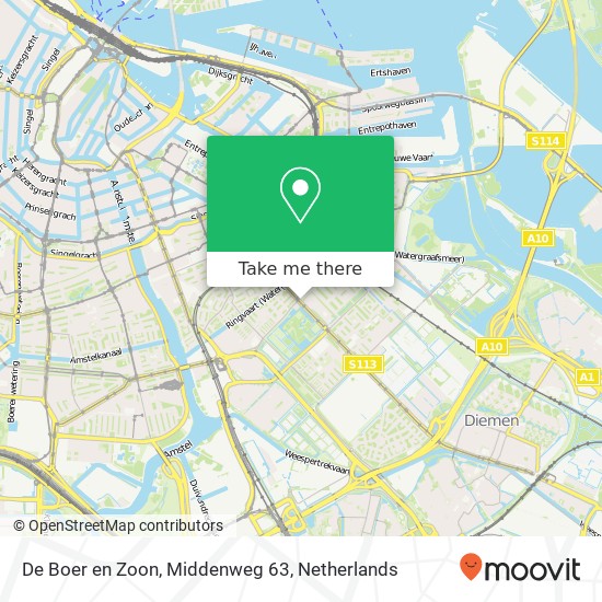 De Boer en Zoon, Middenweg 63 map