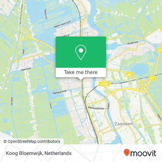 Koog Bloemwijk Karte