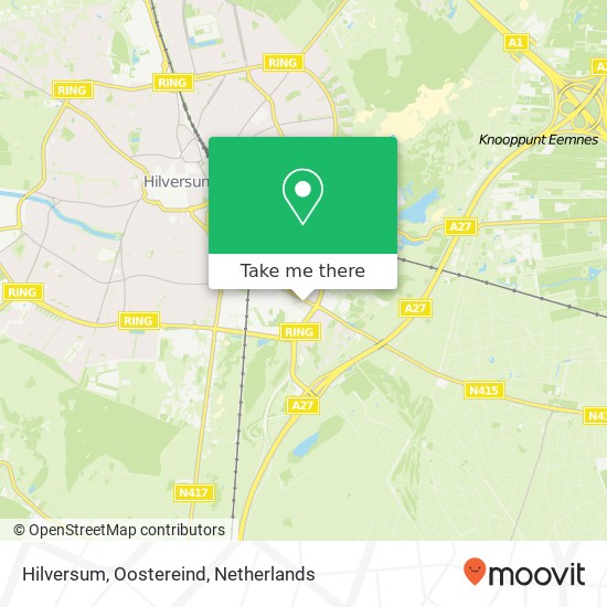 Hilversum, Oostereind map