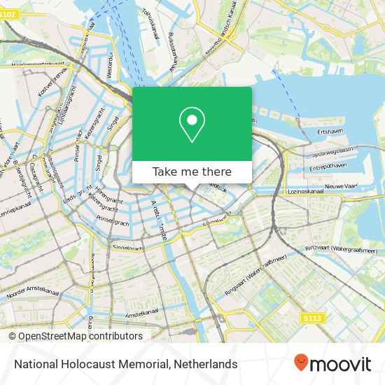 National Holocaust Memorial map