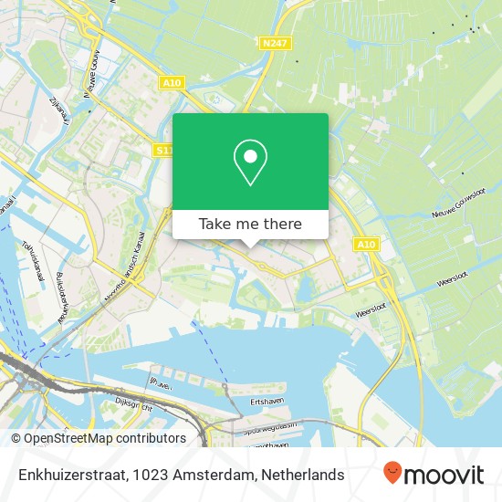 Enkhuizerstraat, 1023 Amsterdam map
