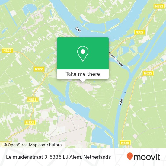 Leimuidenstraat 3, 5335 LJ Alem map