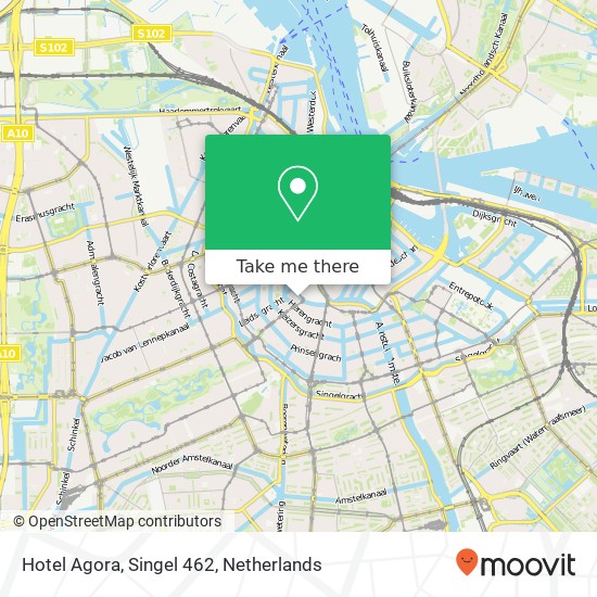 Hotel Agora, Singel 462 map