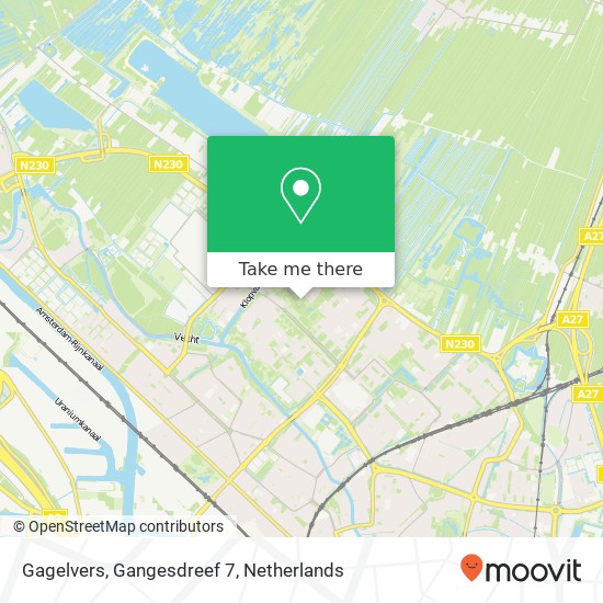 Gagelvers, Gangesdreef 7 map