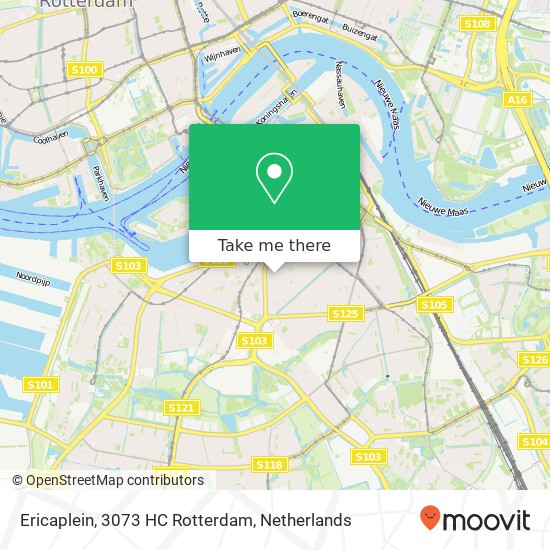 Ericaplein, 3073 HC Rotterdam map