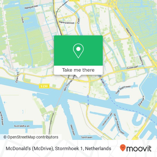 McDonald's (McDrive), Stormhoek 1 map