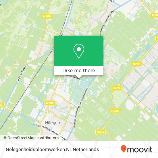 Gelegenheidsbloemwerken.Nl map