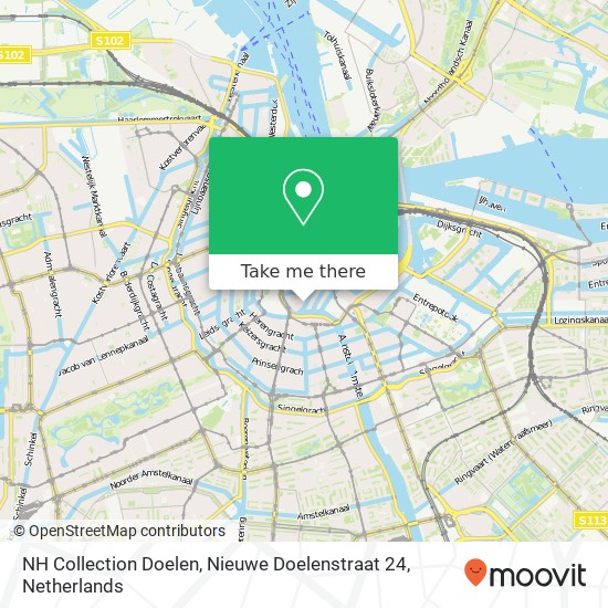 NH Collection Doelen, Nieuwe Doelenstraat 24 map