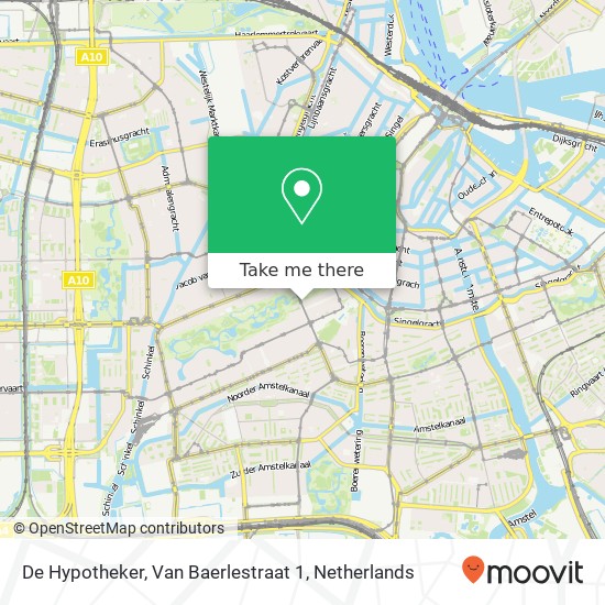 De Hypotheker, Van Baerlestraat 1 map