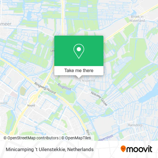 Minicamping 't Uilenstekkie Karte