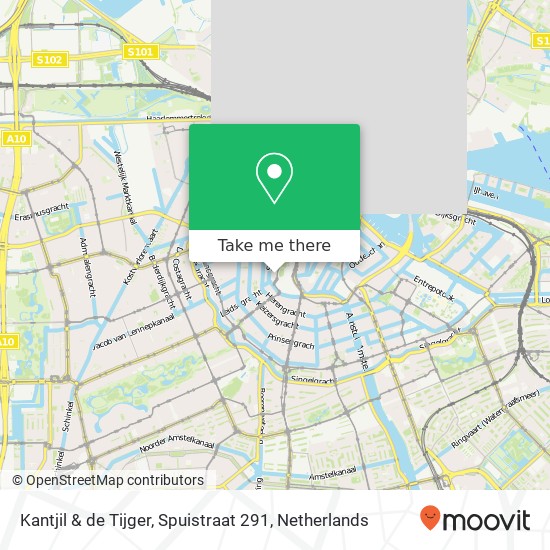 Kantjil & de Tijger, Spuistraat 291 map