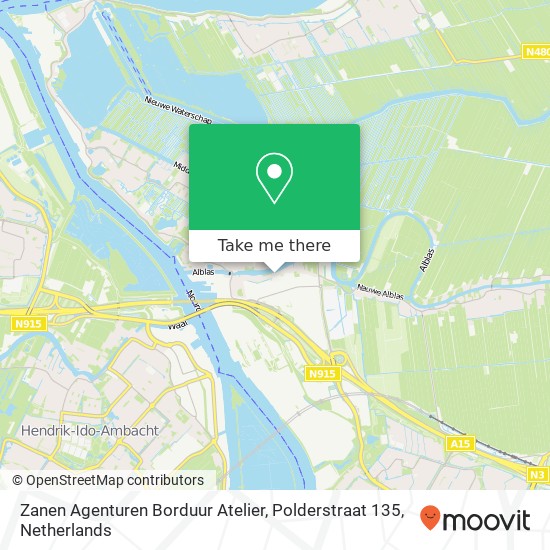 Zanen Agenturen Borduur Atelier, Polderstraat 135 map