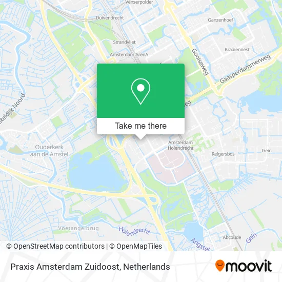 Praxis Amsterdam Zuidoost Karte