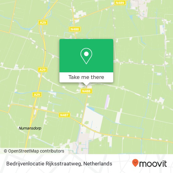 Bedrijvenlocatie Rijksstraatweg map