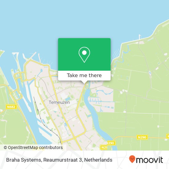 Braha Systems, Reaumurstraat 3 map