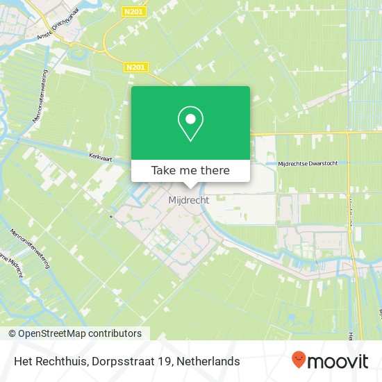 Het Rechthuis, Dorpsstraat 19 map