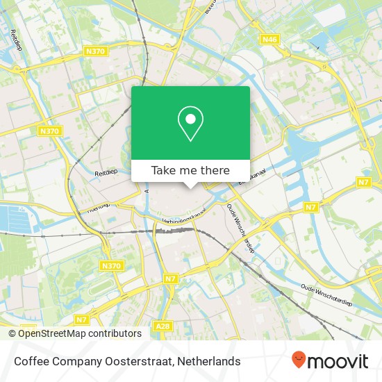 Coffee Company Oosterstraat map