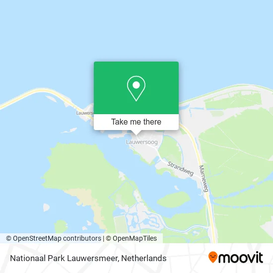 Nationaal Park Lauwersmeer map