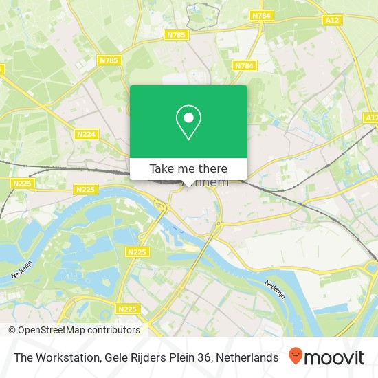 The Workstation, Gele Rijders Plein 36 map