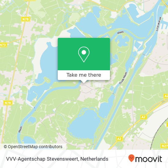 VVV-Agentschap Stevensweert map