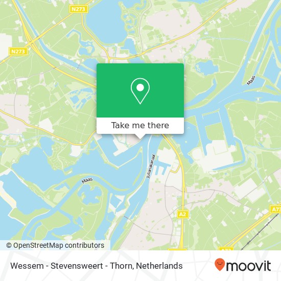 Wessem - Stevensweert - Thorn map
