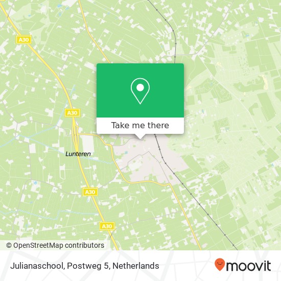 Julianaschool, Postweg 5 map