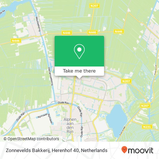 Zonnevelds Bakkerij, Herenhof 40 Karte