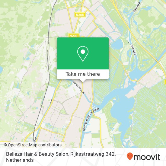 Belleza Hair & Beauty Salon, Rijksstraatweg 342 map