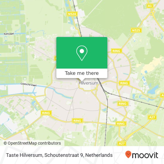 Taste Hilversum, Schoutenstraat 9 map