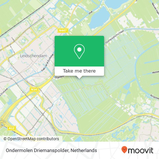 Ondermolen Driemanspolder map