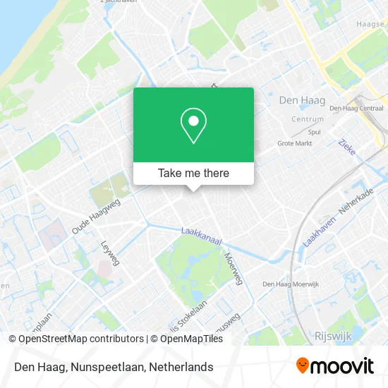 Den Haag, Nunspeetlaan map